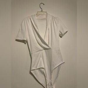 White one piece blouse